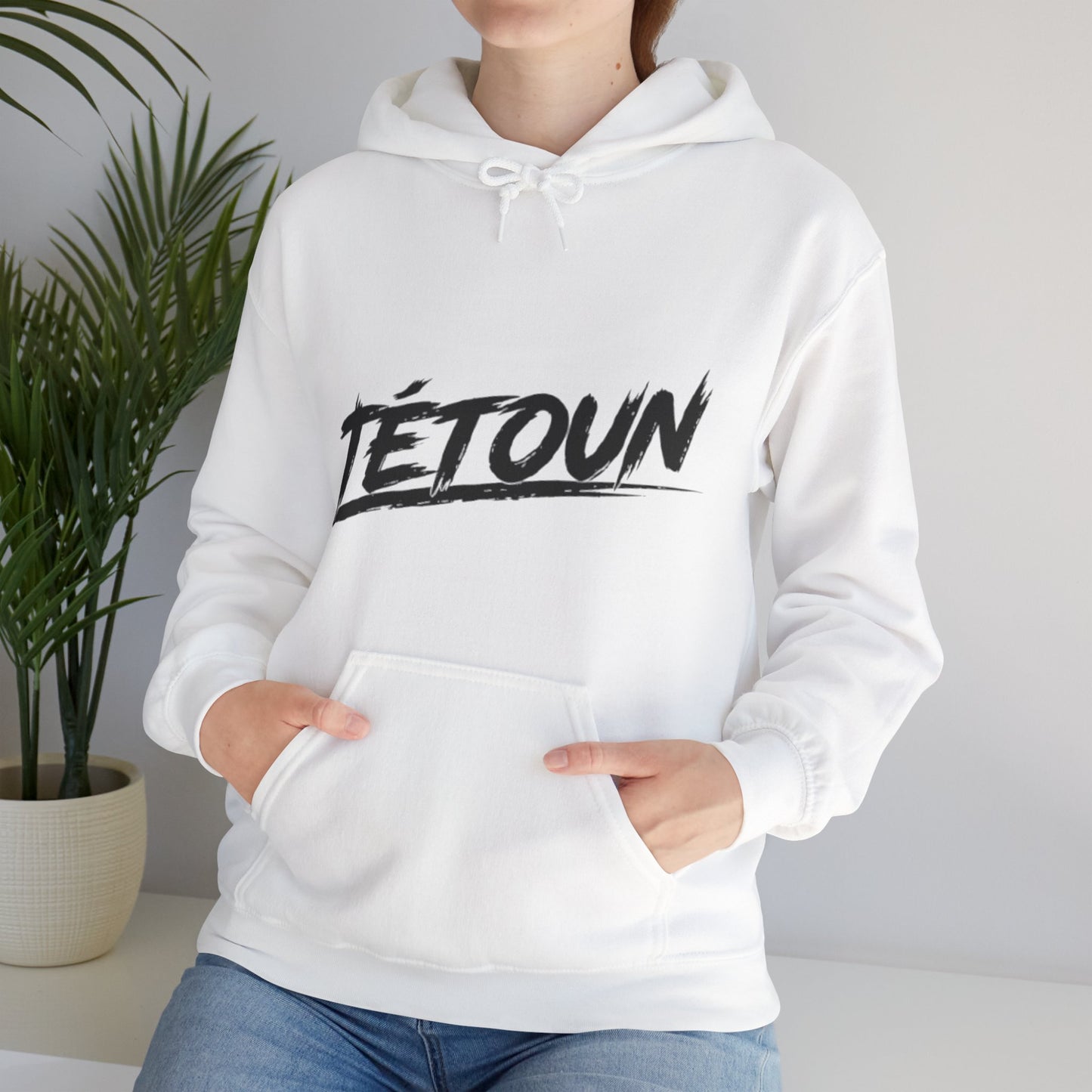 Tétoun Classique Hoodie Blanc