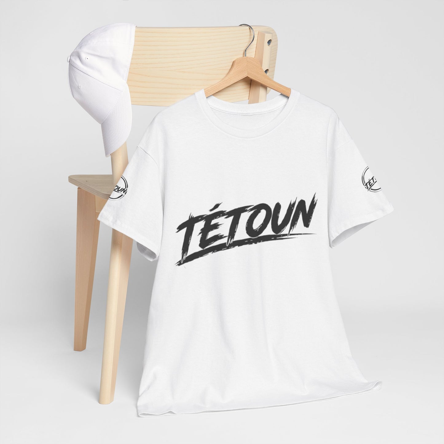Tétoun T-Shirt Classique Blanc/Beige