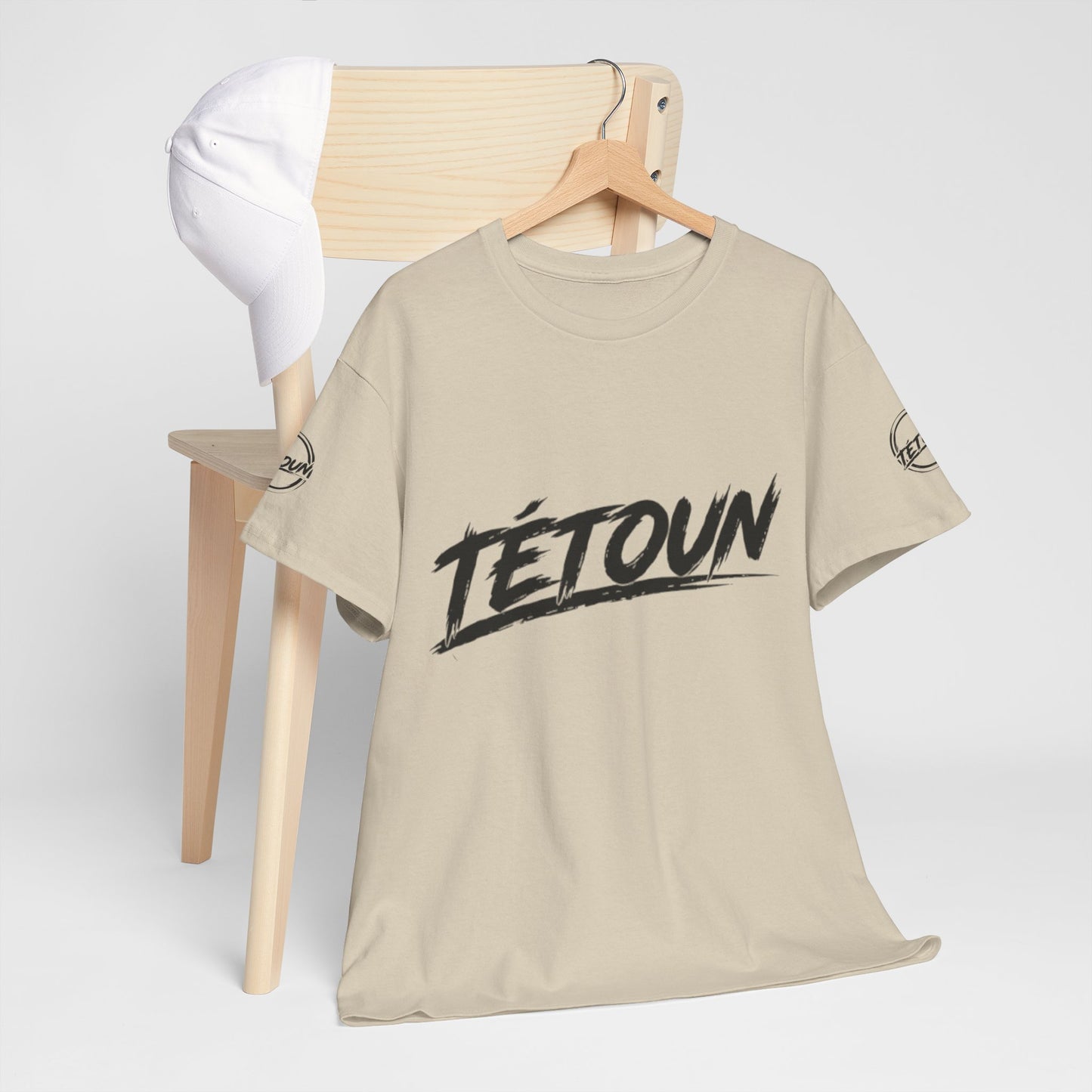 Tétoun T-Shirt Classique Blanc/Beige